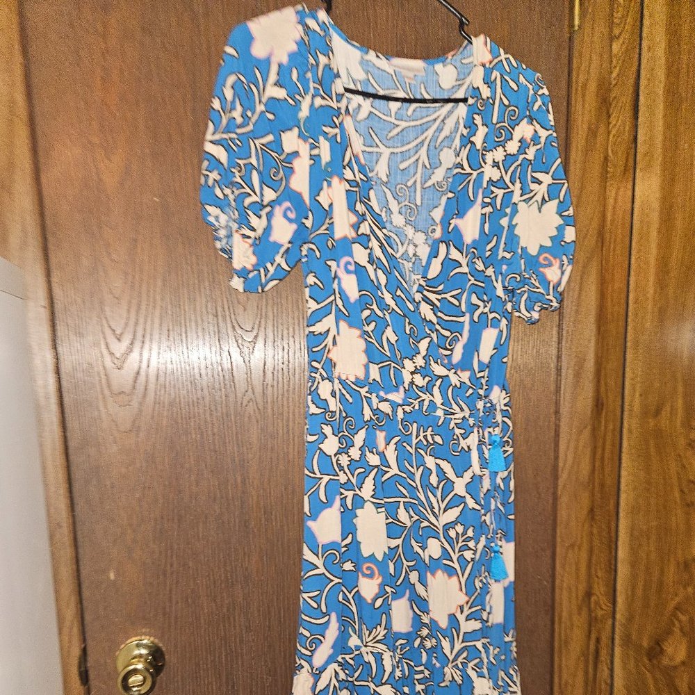 Blue Knox rose dress